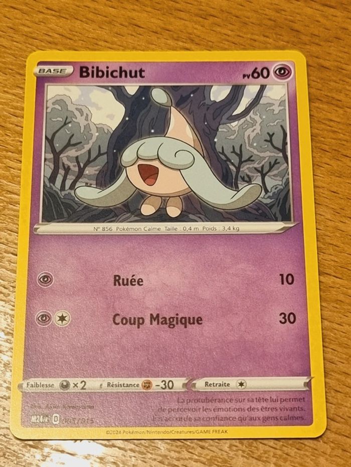 Carte pokemon neuve - bibichut