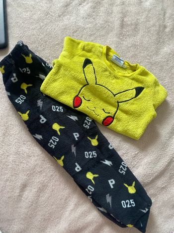Pyjama polaire pokemon 5 ans
