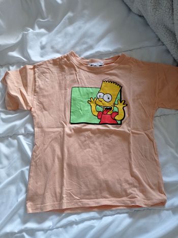 Tee shirt Bart Simpson Zara 6 ans