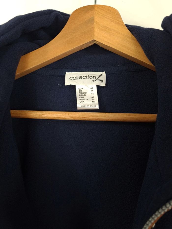 Veste polaire zippée à capuche  collection L - photo numéro 4