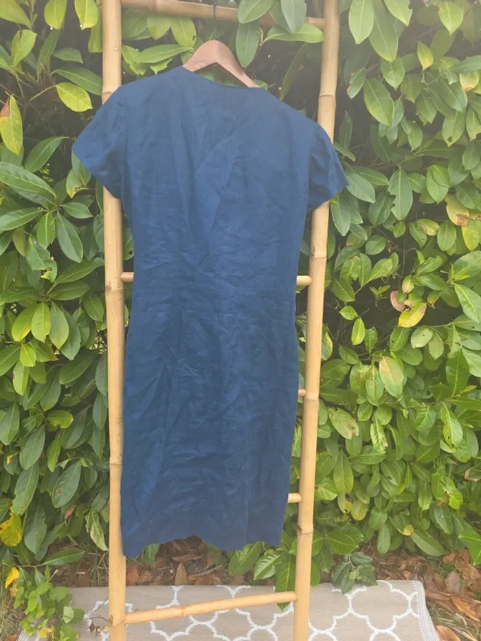 Robe Vintage Marine avec épaulettes - photo numéro 11