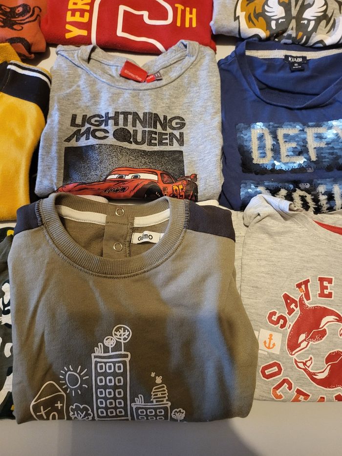 Lot de 12  t-shirts ML 4 ans garçons - photo numéro 4