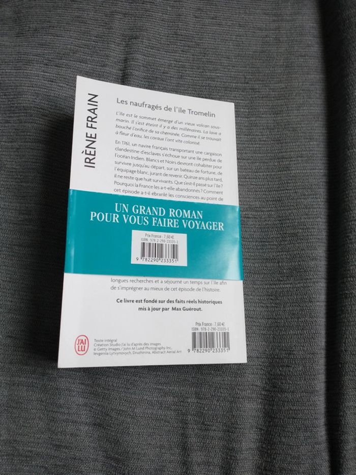 Livre Les naufragés de l'île tromelin par Irène frain - photo numéro 9