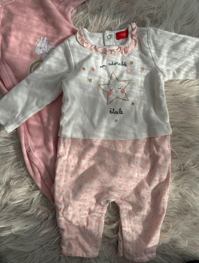 Lot de pyjama bébé fille - photo numéro 4