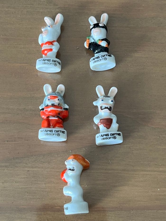 5 fèves Les lapins crétins
