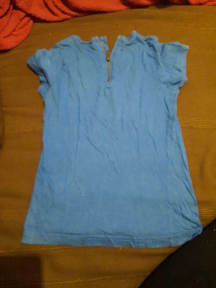 T shirt bleu - photo numéro 3