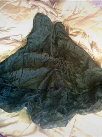 Jupe taffetas effet froissé 40