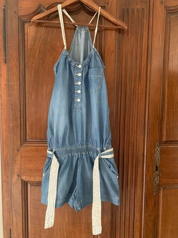 Combishort jean