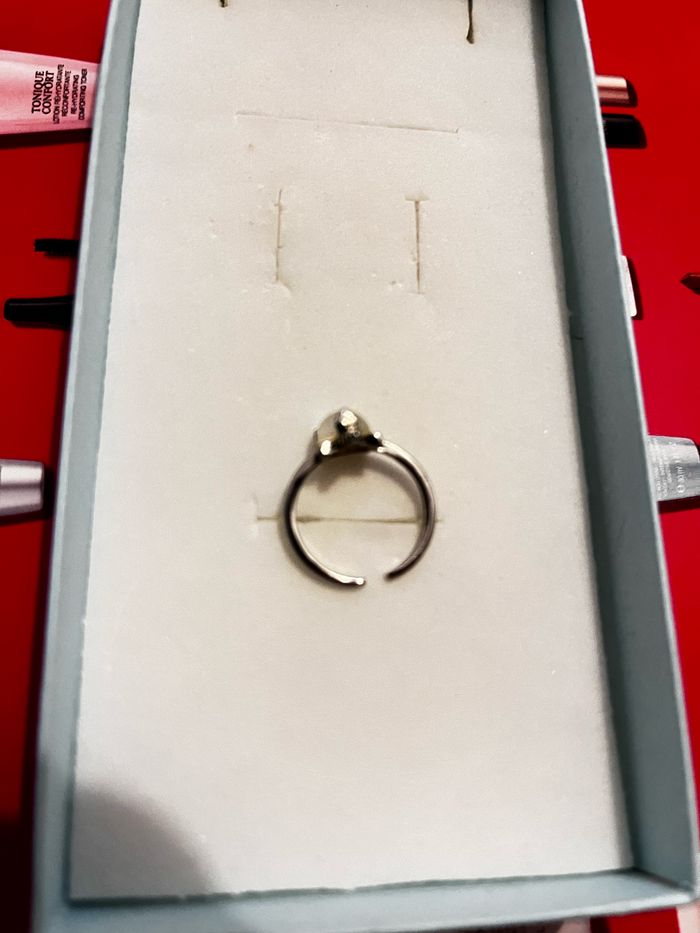 Bague femme ajustable en argent 925 millième et pierre de lune - photo numéro 4