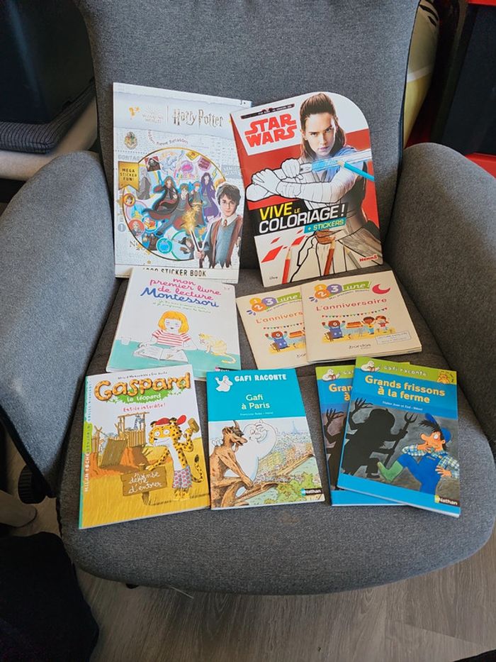 Lot livres apprentissage et activitées