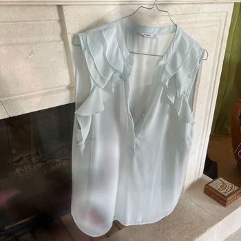 Blouse bleue
