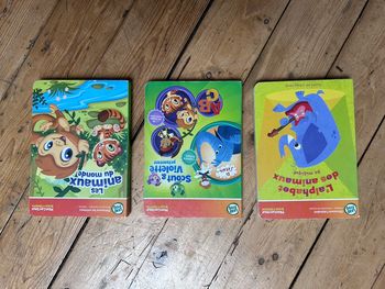 Lot de 3 livres leap frog dès 2 ans