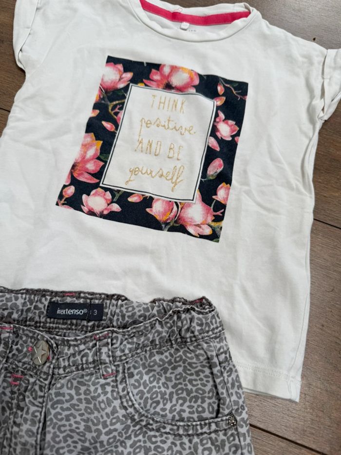 Ensemble été léopard 3 ans - photo numéro 2