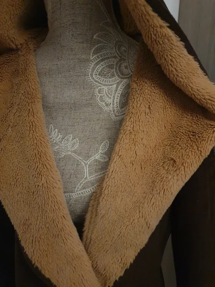Long manteau chaud et doux NafNaf - photo numéro 5