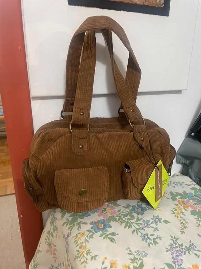 Sac à main de grande marque marron zalando Even&odd - photo numéro 13