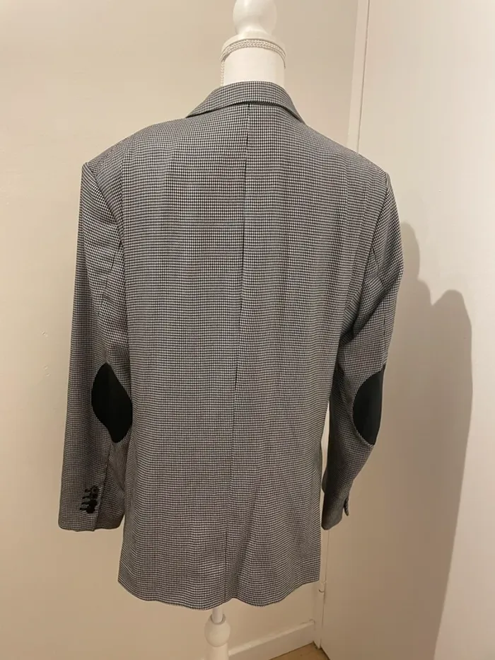 Veste de costume Zara noire et blanche - photo numéro 3