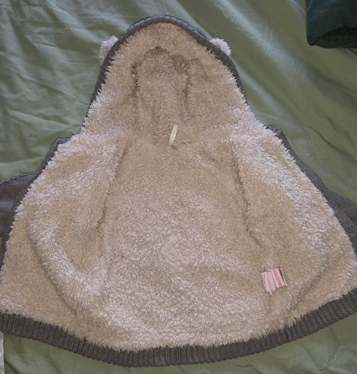 Gilet gris zippé chaud #orchestra 18 mois - photo numéro 4