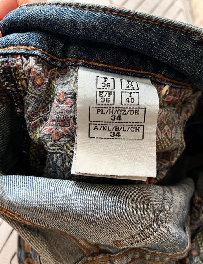 Jean slim vintage La Mode est à Vous 99% coton taille S 36 - photo numéro 6