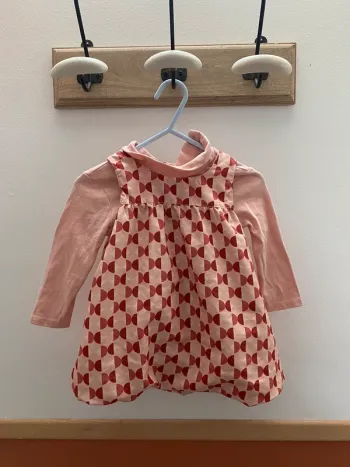 Robe et sous pull rose