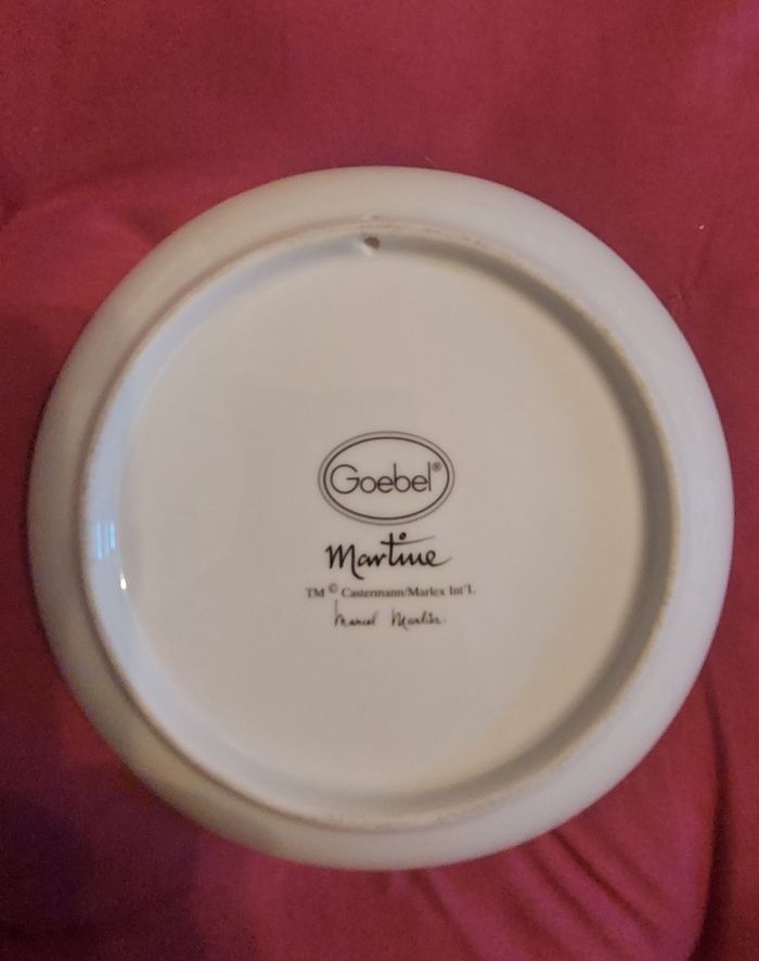 Assiette ou vide poche "Martine" de chez Goebel - photo numéro 2