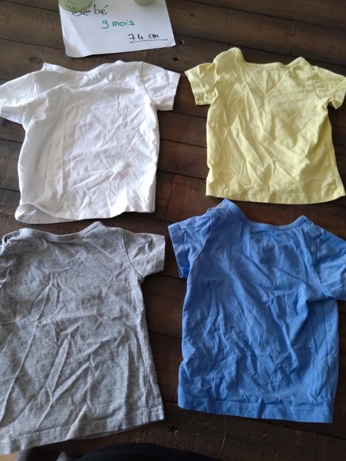 Lot de t shirt été bébé fille 9 mois lupilu - photo numéro 10