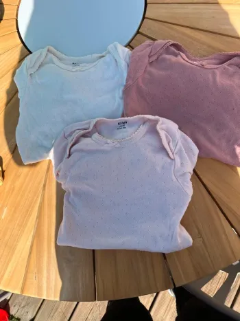 Lot de 3 bodies manches longues