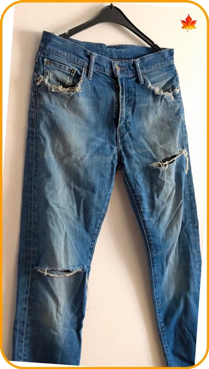 Jeans Levi's 508 destroy homme 40 - photo numéro 4