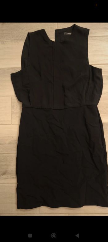 Robe noir mango basics