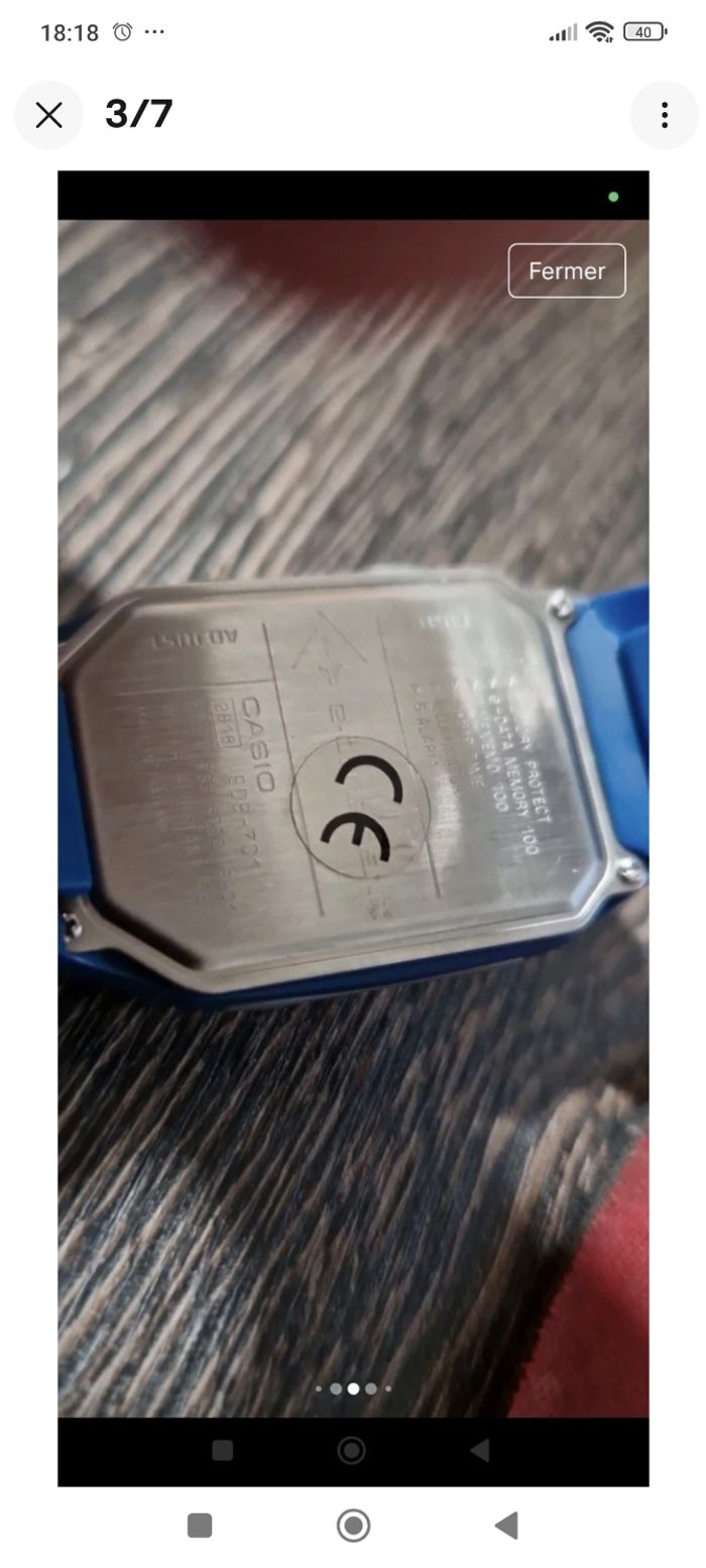 Montre vintage casio neuve - photo numéro 3
