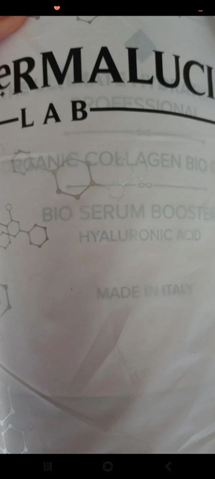 Acide hyaluronique Dr Dermaluci neuf bio sérum booster - photo numéro 3