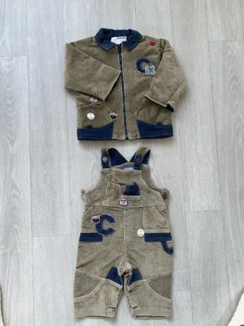 Ensemble veste + salopette 12mois