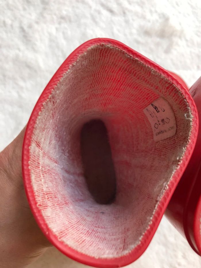 Bottes de pluie Splatch rouge 21 - photo numéro 6