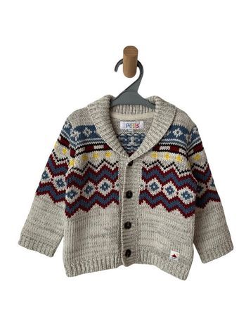Gilet jacquard -La compagnie des petits 24 mois