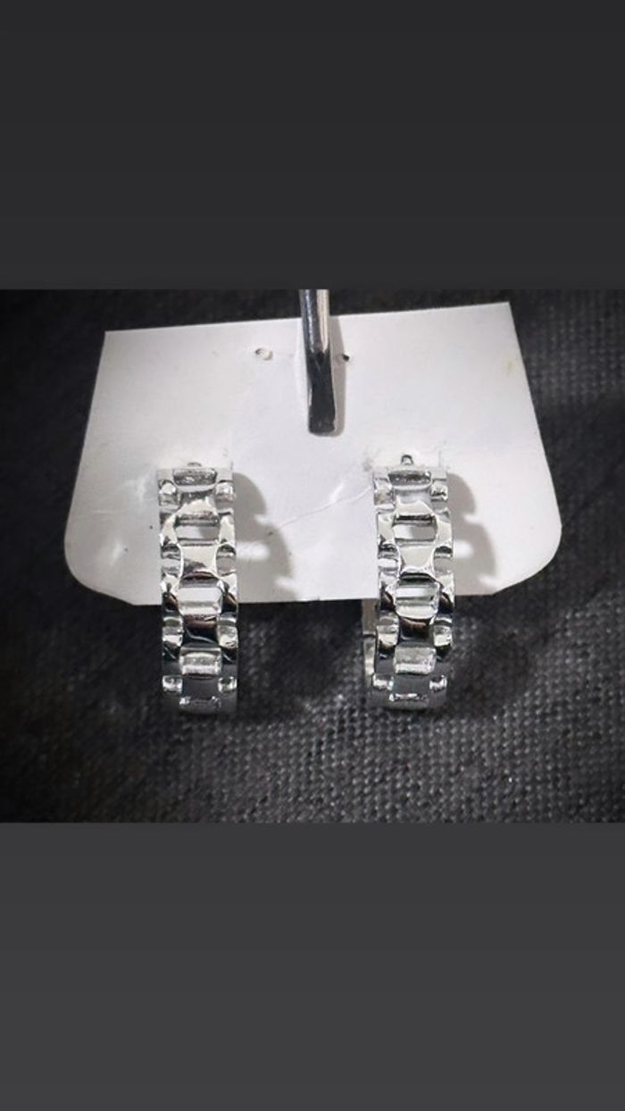 Boucles D’Oreilles Argenté Neuves - photo numéro 4