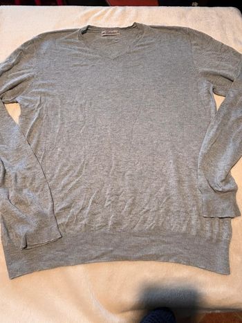 🌸Pull col V gris clair taille XL🌸