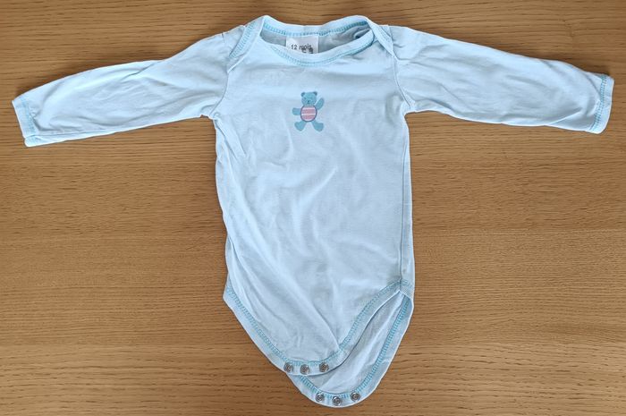 LOT : 3 body bodies différentes marques 12 mois 73-76 cm unisexe - photo numéro 5
