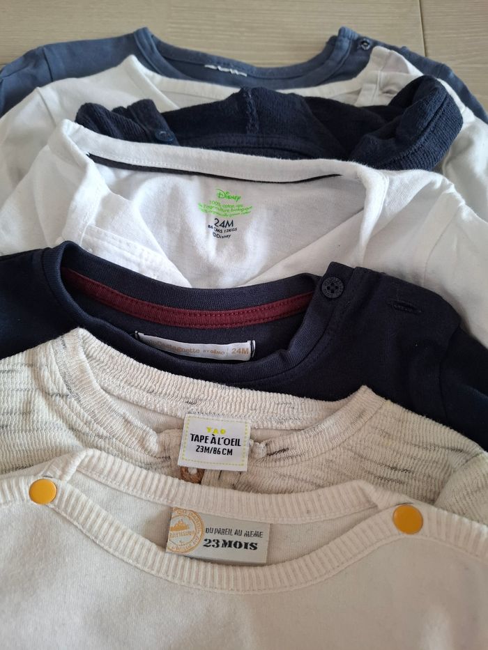 Lot tee-shirts manche longue 2ans - photo numéro 6