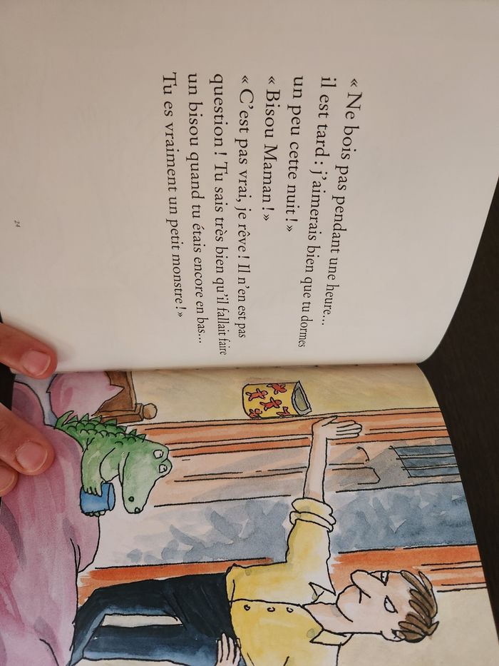 Livre au lit petit monstre - photo numéro 4