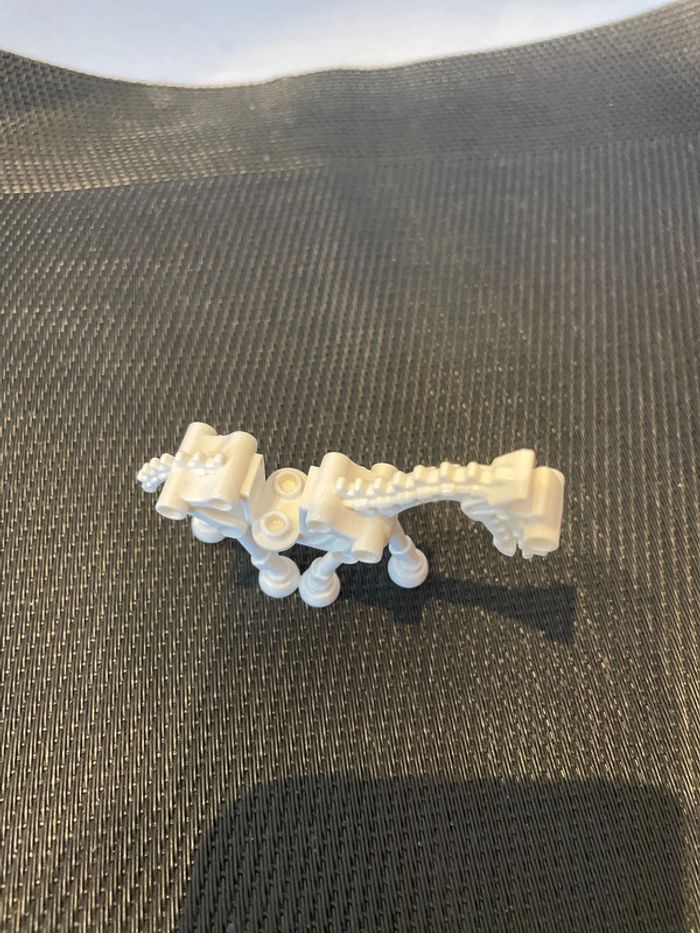 Lego Castle mini figurine cheval squelette blanc 5372 7079 7090 7092 minifigures officiel château - photo numéro 6