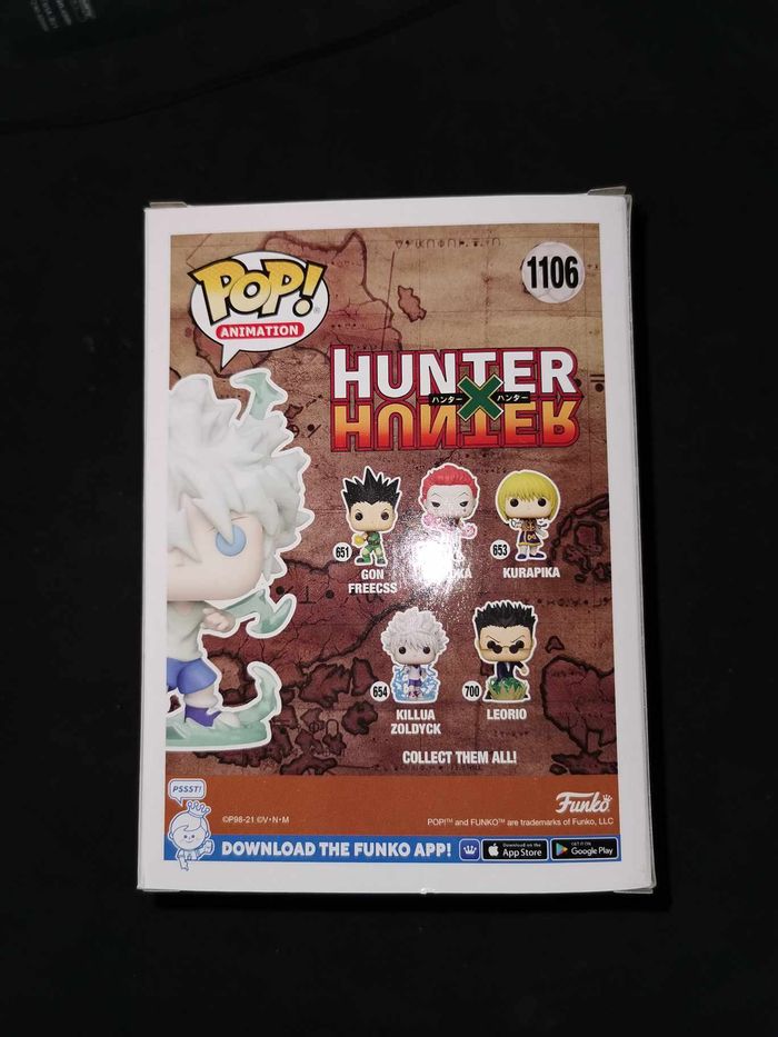 Lot 2 Figurines Funko Pop / Killua Zoldyck N°1106 / Hunter X Hunter / (1Glow Chase + 1Spécial éditio - photo numéro 4