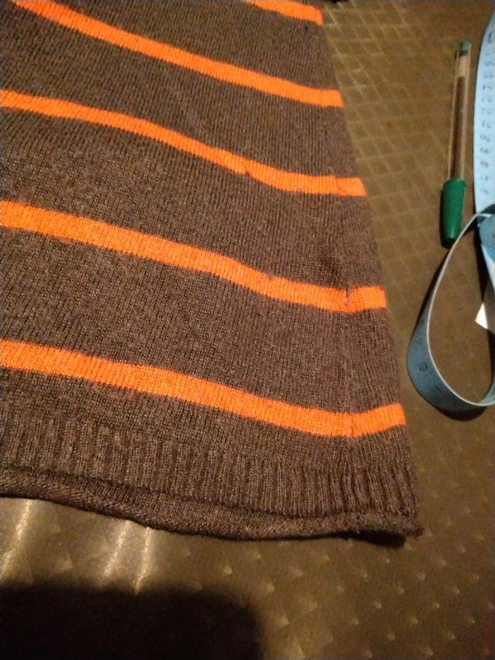 Pull long à rayures avec poche et fermeture éclair gris femme 3 suisses - photo numéro 19