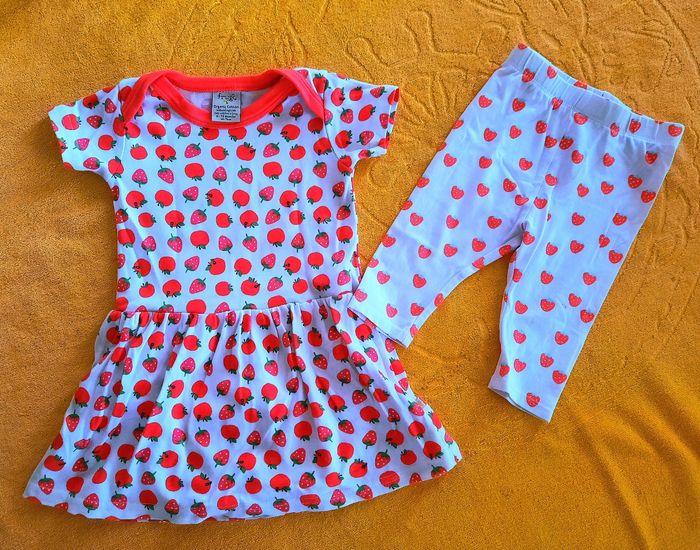 Ensemble été fraises (12-18M) - photo numéro 2