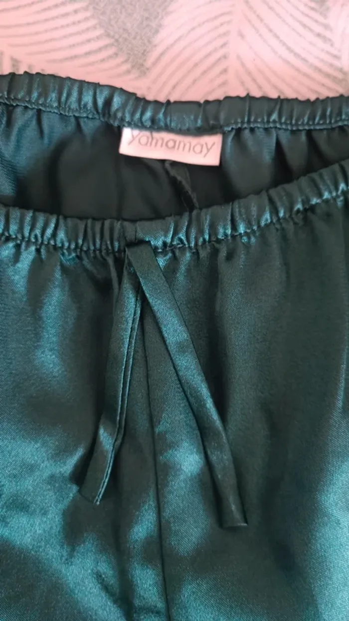 Pantaloncini pigiama verde scuro Yamamay - photo numéro 3