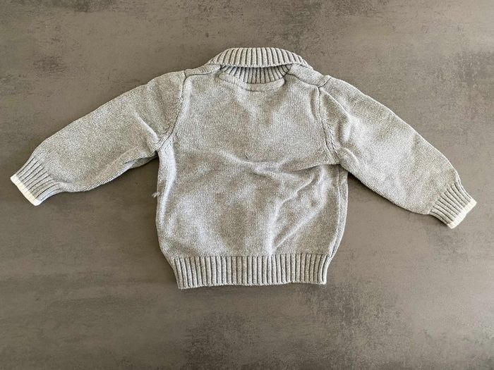 Gilet zippé gris Z Grain de Blé - photo numéro 2