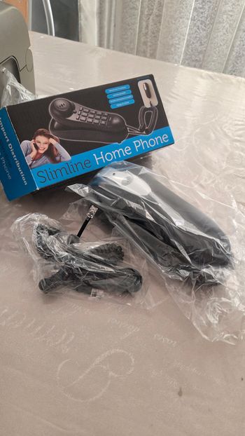 Téléphone filaire Slimline Home Phone neuf