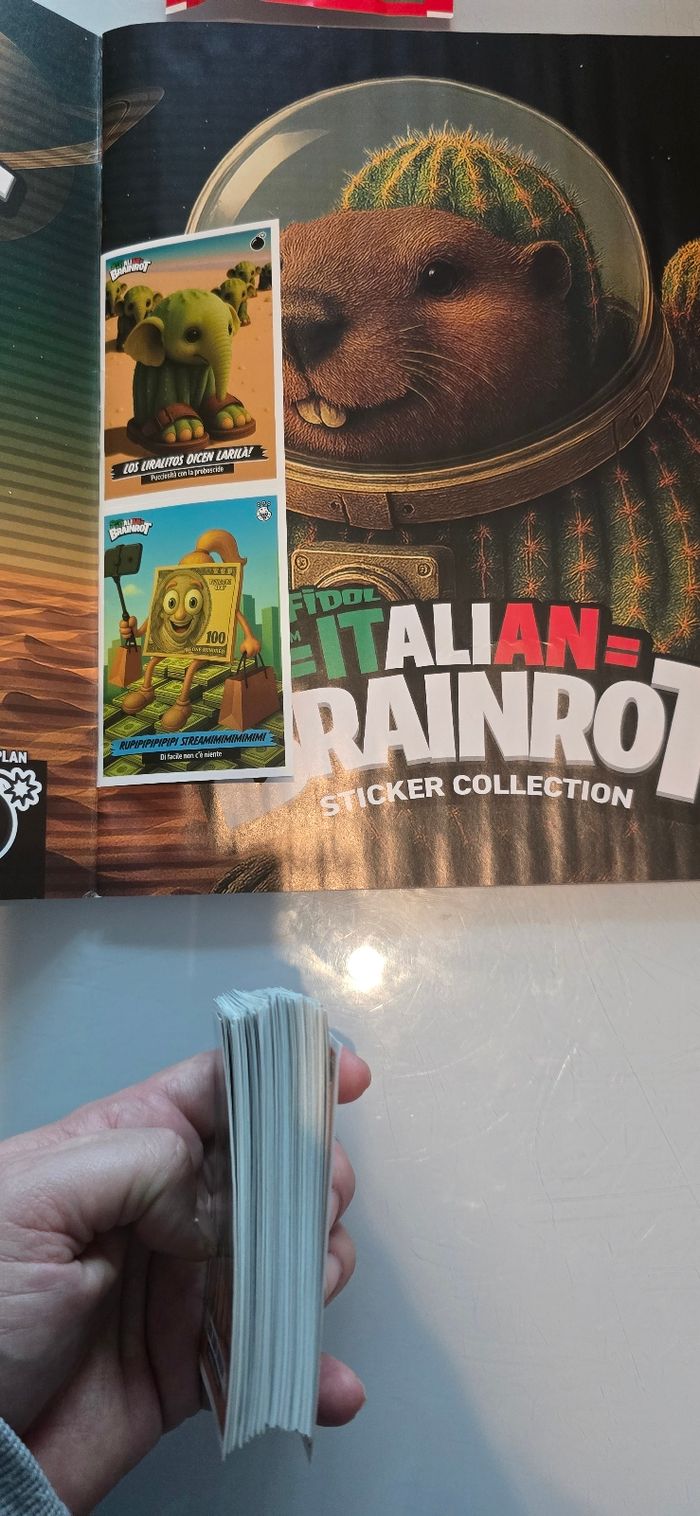 Lot panini brainrot - photo numéro 2