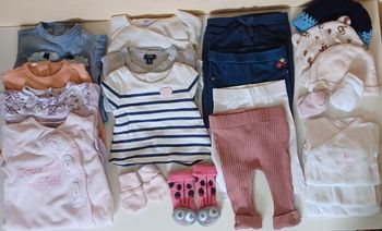 👚👗LOT – Vêtement Bébé – Naissance –  26 Pc