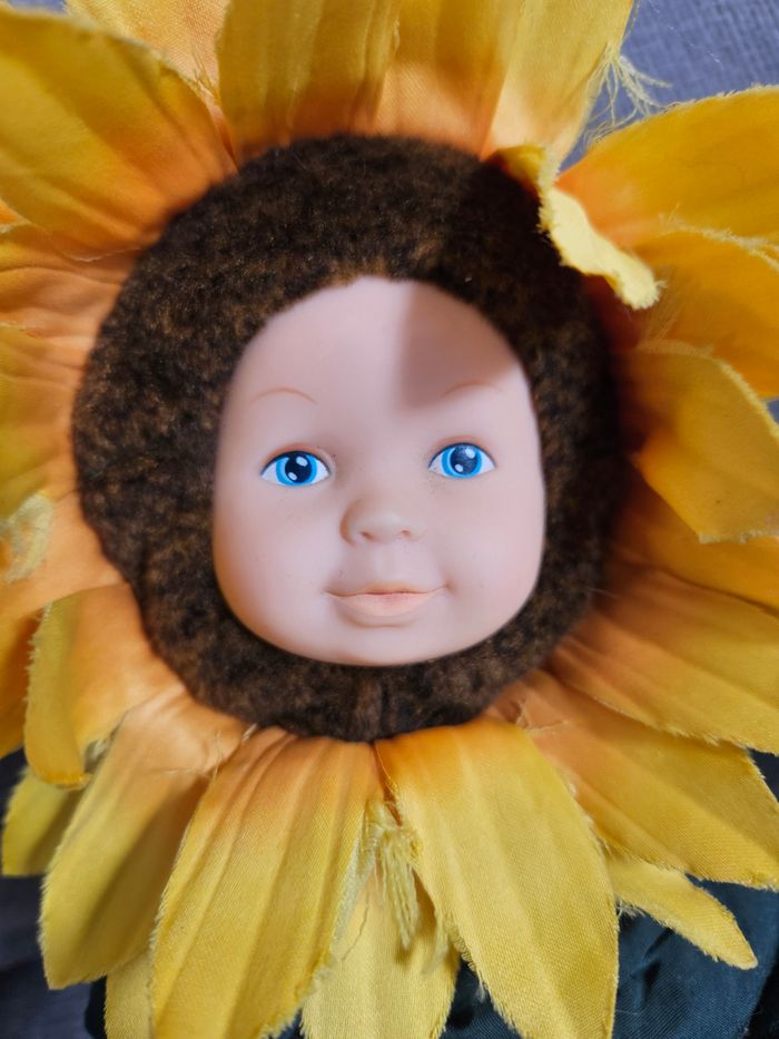 Poupée de collection Anne Geddes tournesol - photo numéro 2