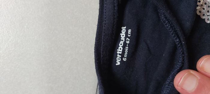 Tshirt manche longue Chat 6 mois - photo numéro 4