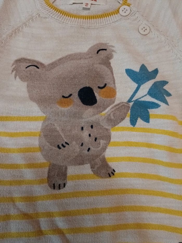 Pull Catimini Koala 18 mois - photo numéro 2